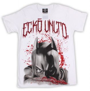 New Marc Ecko Batman Dark Knight Rises Blood Bath T Shirt Mens s s