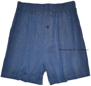 Pack Mens New Hathaway Knit Boxers Blue Gray M L XL