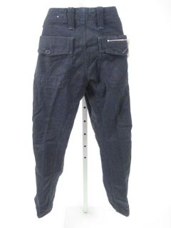 Diesel Blue Straight Leg Pants Slacks Trousers Sz 30