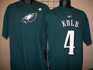 Philadelphia Eagles Kolb Green Jersey T Shirt Sz Small