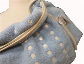 Kangaroo Korner Blue Fleece Baby Carrier Adjustable Sling Medium M
