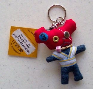 Kamibashi Koonin Family Pets Keychain Unique Handmade