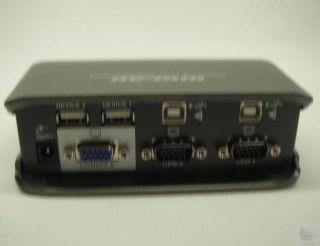 IOGEAR GCS1712 2 Port MiniView III USB Audio VGA KVMP Switches