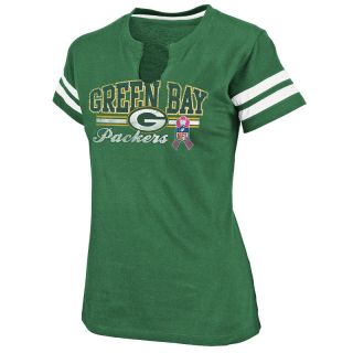 Green Bay Packers Go for Two II Breast Cancer Awareness Ladies T Shirt
