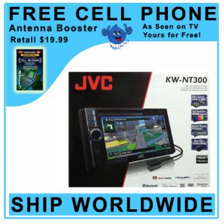 JVC KW NT300 in Dash 6 1 Touchscreen LCD  USB Receiver Navigation
