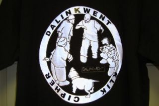 Dalinkwent Klik Cipher XL Charcoal Itgodfaot Tshirt Aaron Lydell and