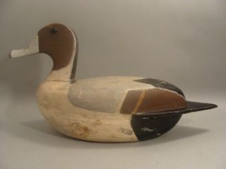 River Pintail Duck Decoy ORG Henry Walker Lacon IL C 1940