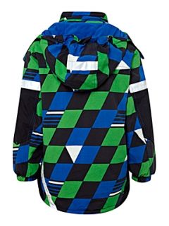 name it Boy`s Ski jacket with removable hood Multi Coloured   