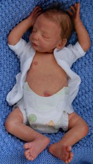 La Luna Nursery Brayden Reborn Baby Boy Limited Tummy Plate Nicole