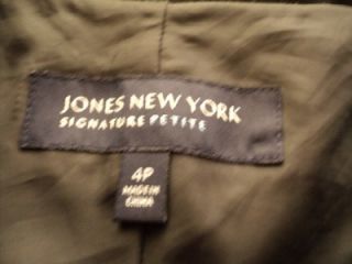 Jones New York Fall Black Brown Animal Print Flared Skirt 4P