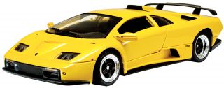Lamborghini Diablo GT Diecast Model Car Yellow 1 18 Scale Motormax