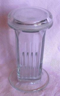 Glass Microscope Slide Jar Medicine Lab USA T C w Co Bottle