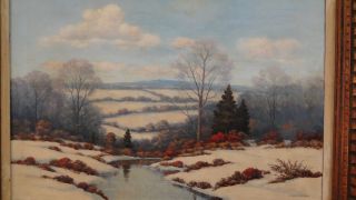 Dixon New York California Impressionist Landscape Painting 1