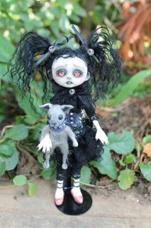 OOAK Gothic Fairy Tale Monster Dorothy Posable Art Doll A Gibbons Goth