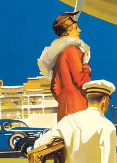 Travel Land Air Sea Classic Travel Poster 24x16