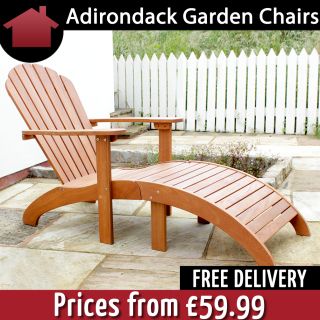 Garden Patio Wooden Rocking Chair Outdoor Sun Lounger