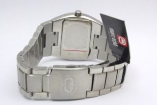 New Marc Ecko Langston Men Steel Dress Watch 39mm E85002G4