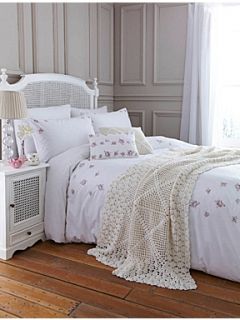 Shabby Chic Rose embroidered bed linen range   