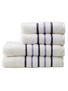 Kingsley Lifestyle Ribbon hand towel Lilac   