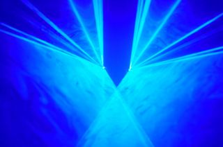 Blue DJ Stage Laser Light Show Equipment with DMX Function