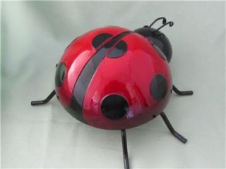 Ladybug Very Large Metal Art Sculpture Whimsical Fun