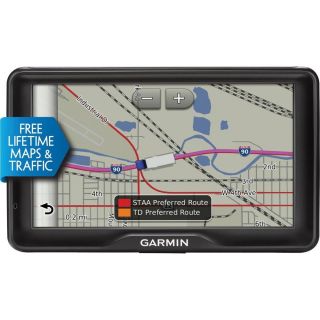 760LMT 7 Inch Big Screen Bluetooth Truck GPS W/Lifetime Maps,Traffic
