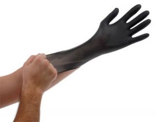 Black Lightning Gloves 100 Pack Powder Latex Free Nitrile Examination