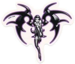 Gothic Fairy Latex Fetish Thigh Boots Pixie Sticker Decal Art by ODM