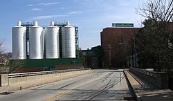 Latrobe Brewing Company viewed from Ligonier Street