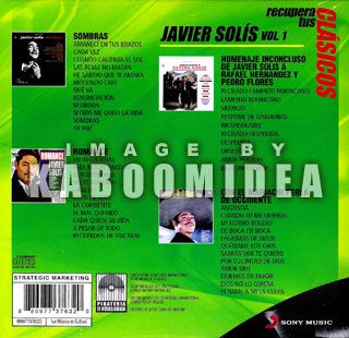Javier Solis Recupera Tus Clasicos V 1 New 4 CD 4CDs