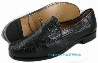 NWD Sandro Moscoloni Mens Lapaz Black Loafer Shoes US8 8 5