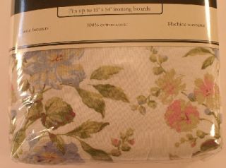 Laura Ashley Ironing Board Cover Floral Stripe New NIP