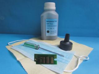 Compatible Toner Refill Kit for Epson Aculaser C1700 C1750 CX17 Chip
