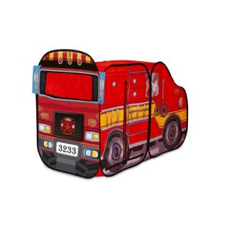 Playhut Big Red Fire Truck Pop Up Play Tent 26606