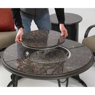 The Outdoor Great Room Company 48 inch Granite Firepit Table