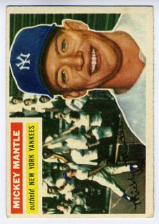 Mickey Mantle 1956 Topps 135 New York Yankees