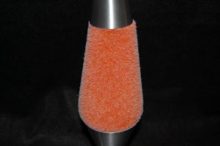 8oz Lava Brand Orange Faux Hair Lamp