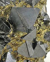 Hematite After Magnetite Psuedomorph Crystal Cluster Mineral Specimen