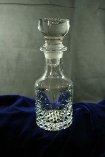 Hungarian Lead Crystal Cut Glass Small Decanter Pristine Sparkles