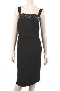 Le BOS New Black Sequins Dress Suit Sz 14W $98