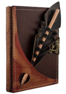 Section on A Brown Leather Bound Journal Notebook Diary SO187