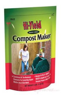 Hi Yield Compost Maker Speeds Decaying for Rich Organic Mulch 3 Lb