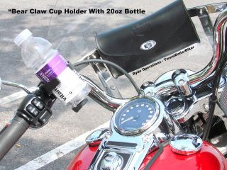 Handlebar Mount Cup Can Water Bottle Drink Holder 4 Harley Davidson