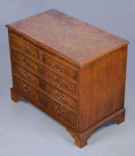 Antique Style Elm Bachelors Bedside Chest of Drawers