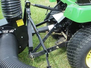 Model 856 13 5HP Briggs 3 Point Hitch Lawn Mower Bagger Vacuum