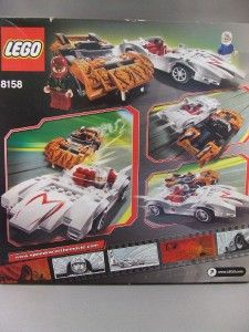 Lego 8158 Speed Racer Snake Oiler Race Car Minifig SEALED Box RARE Set