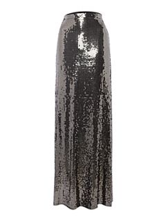 Michael Michael Kors Sequin maxi skirt Nearly Black   