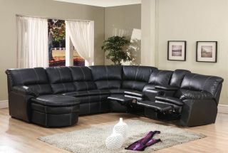 Traditional Modern Sectional Recliner Leather Sofa Set, MH 3115 S1