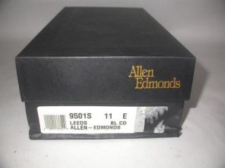 New Allen Edmonds Leeds Shell Cordovan Blucher 11 E Plain Toe Shoe