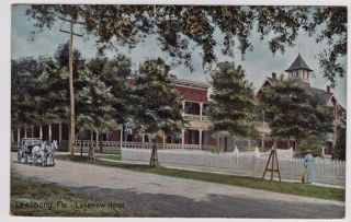 1910 Lakeview Hotel Leesburg FL Florida W. of Tavares/Eustis Lake